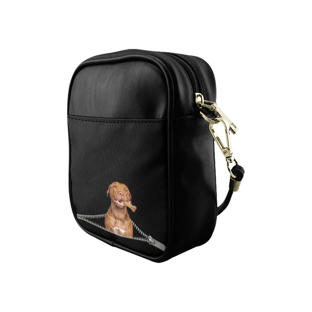 American Pitbull Terrier Zip Sling Bag