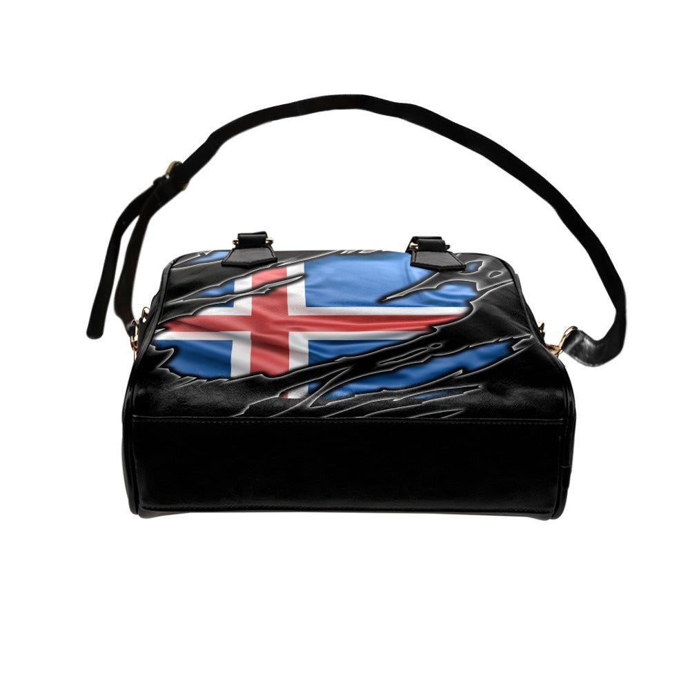 Flag Iceland patriot love Shoulder Handbag