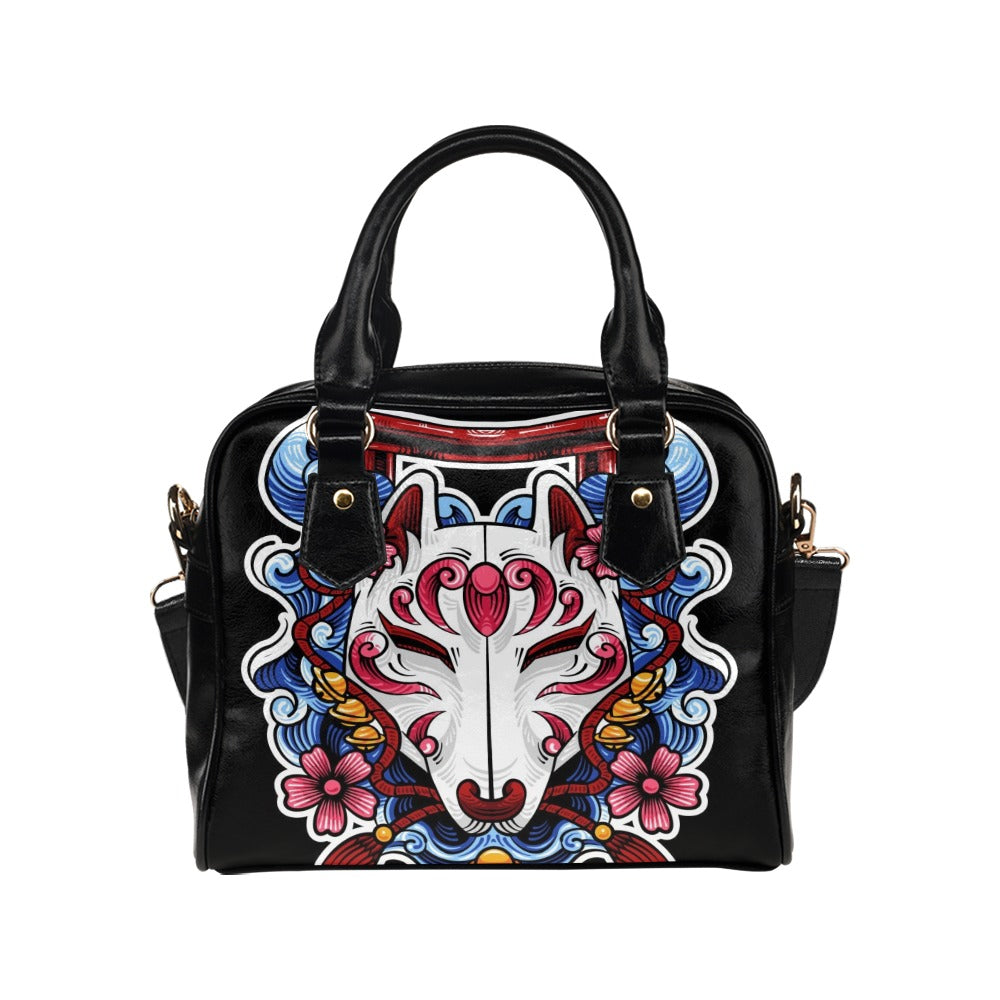 Kitsune Mask Shoulder Handbag