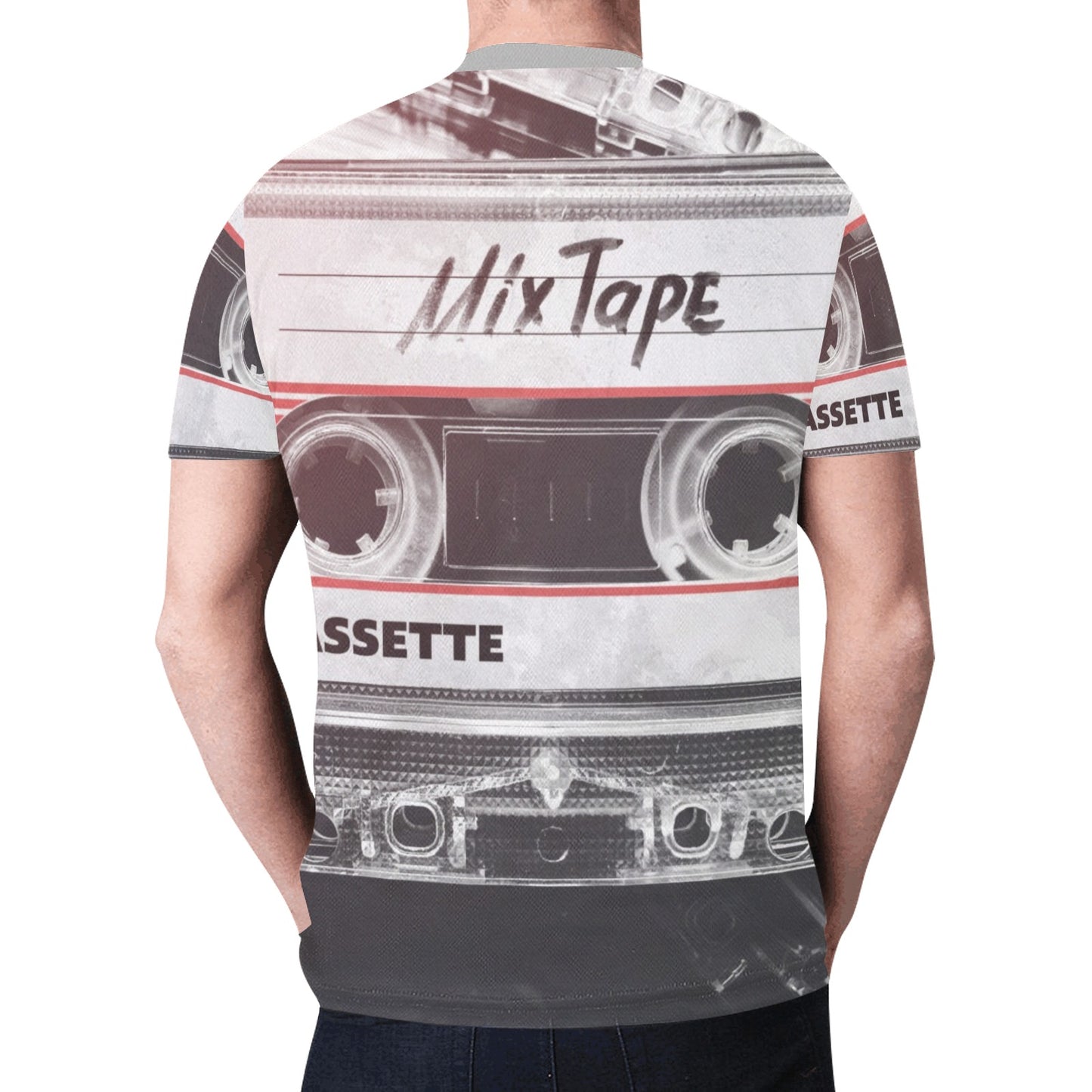 Mix Tape Kassette New All Over Print T-shirt