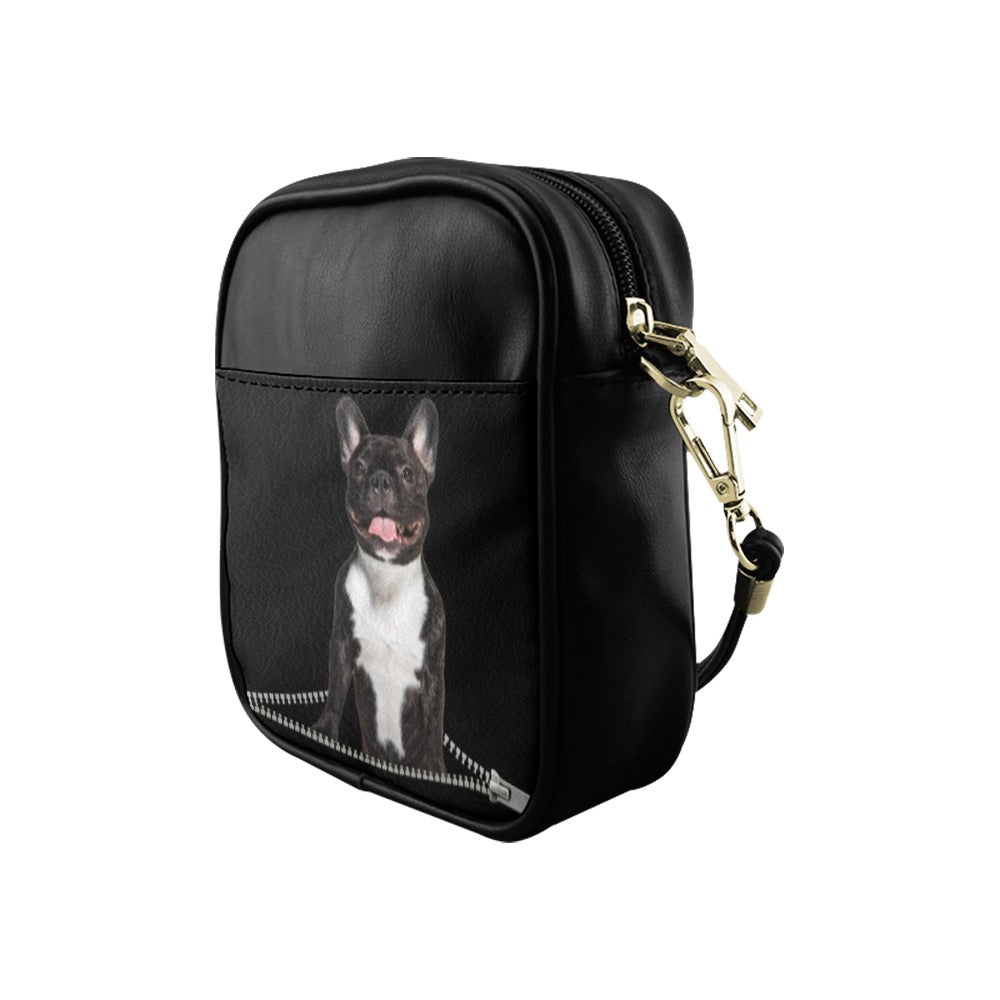 French Bulldog Zip Sling Bag