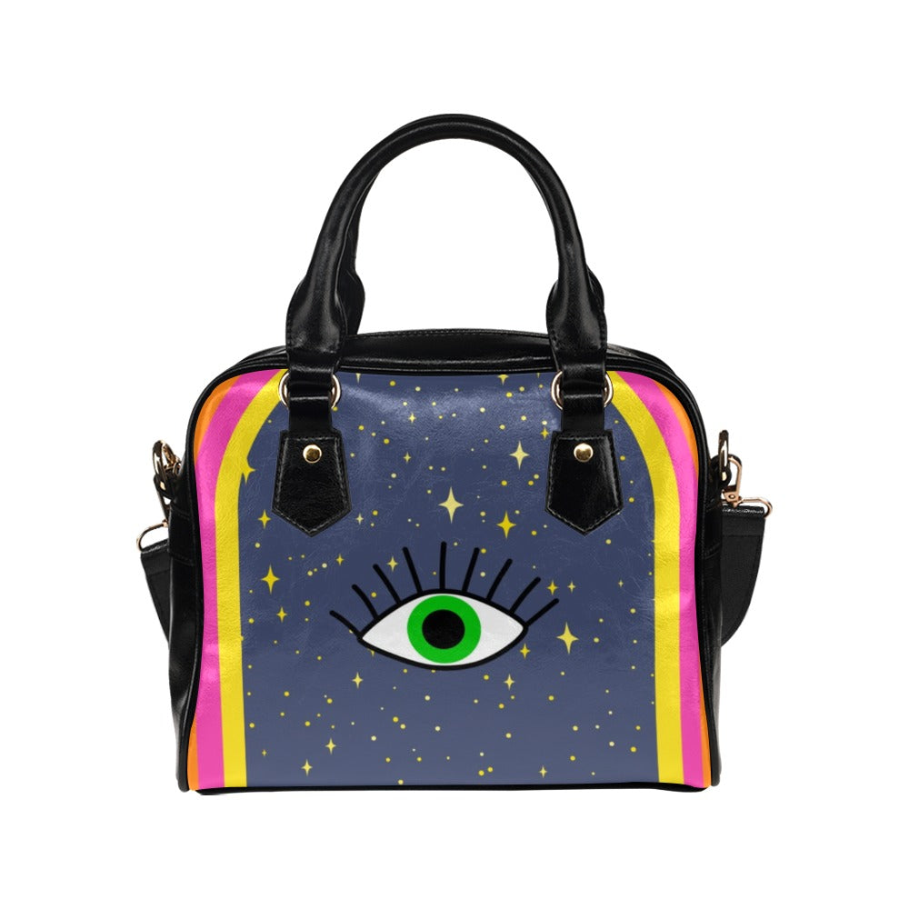 Psychadelic Retro Hippie Shoulder Handbag