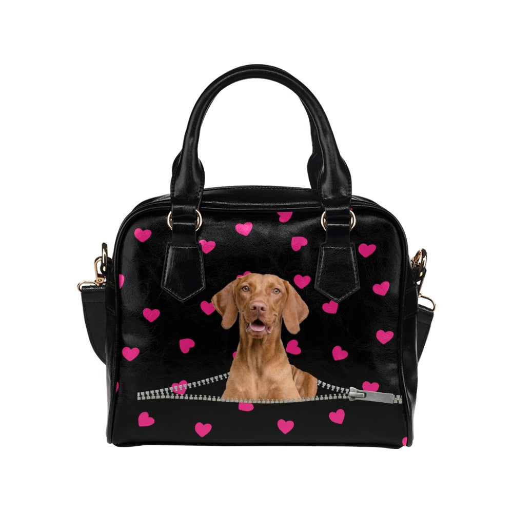 Vizsla Hearts Shoulder Handbag