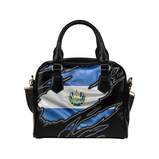 Flag El Salvador patriot love Shoulder Handbag