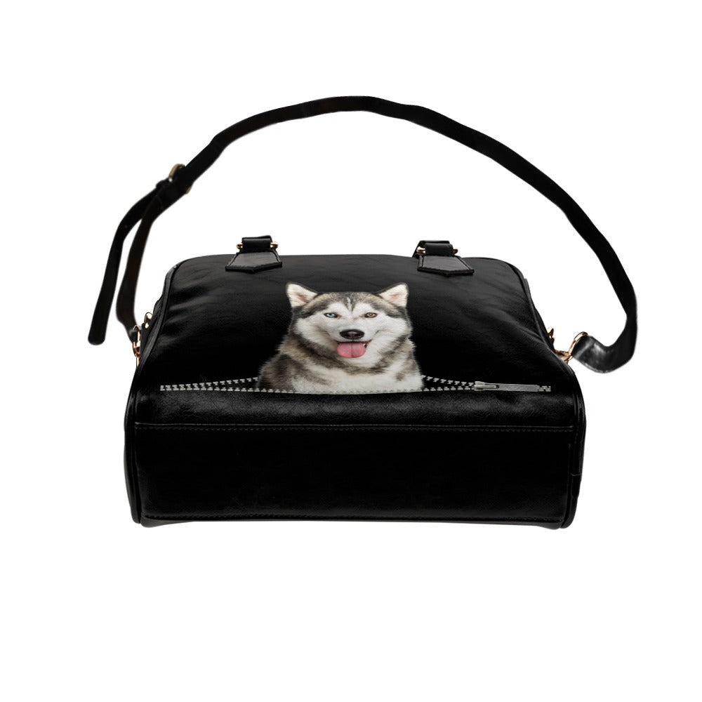 Siberian Husky Shoulder Handbag