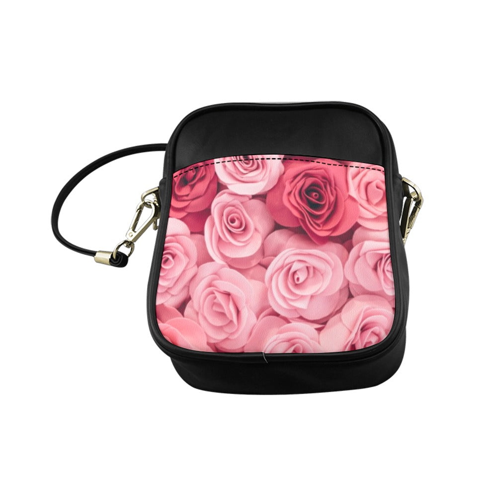 Pink Roses Sling Bag