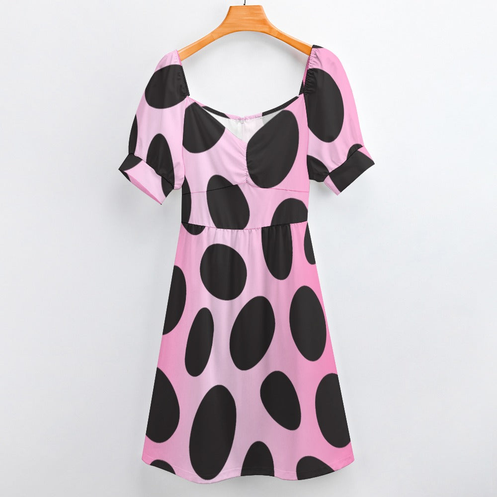 Dalmatian Pink Sweetheart Dress