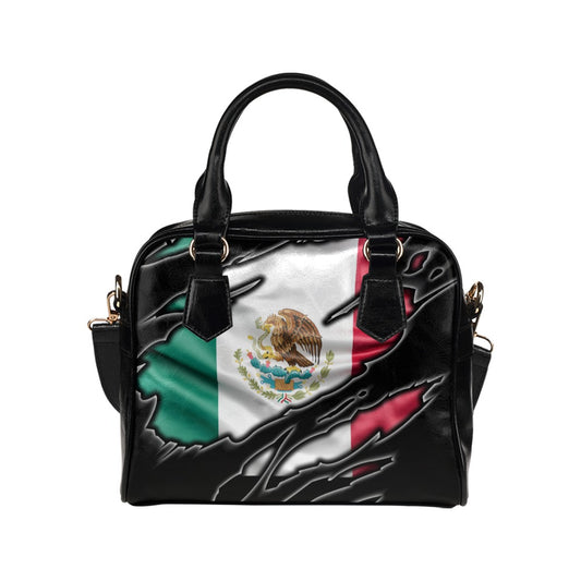 Flag Mexico patriot love Shoulder Handbag