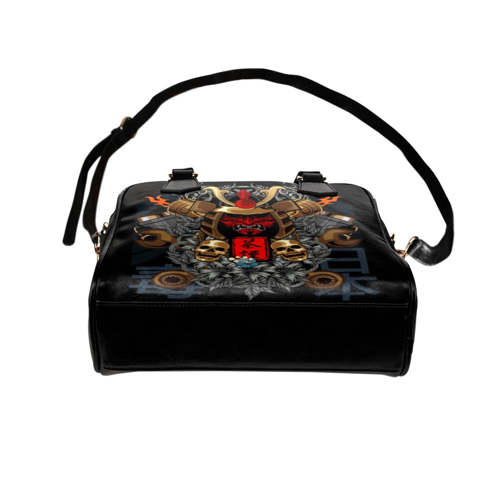 Japanese Samurai Cyborg Armor Shoulder Handbag