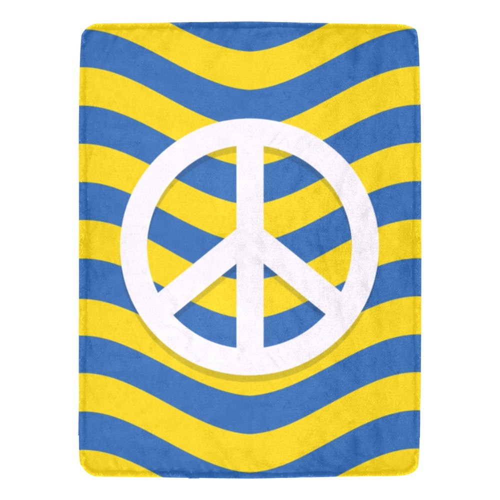 Ukraine Peace Ultra-Soft Micro Fleece Blanket 60"x80"