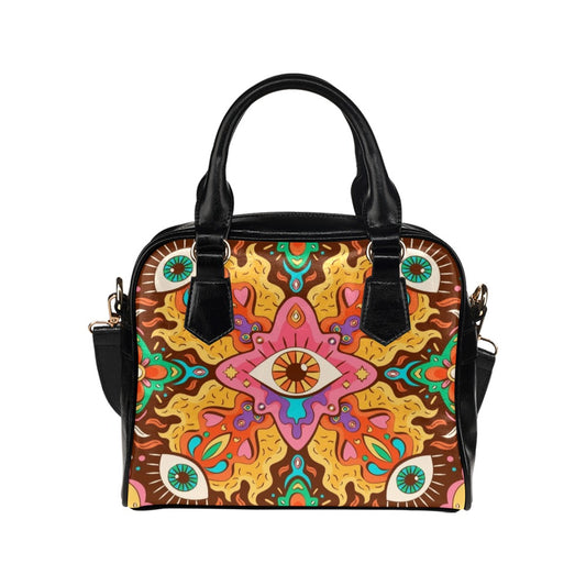 Hippie Hypnoses Festival Gift Trippy Shoulder Handbag