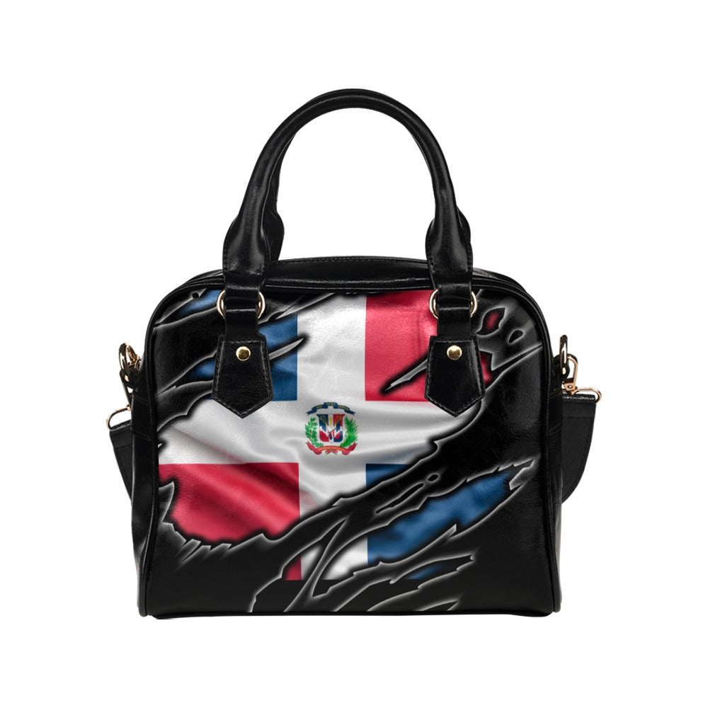 Flag Dominican Republic patriot love Shoulder Handbag