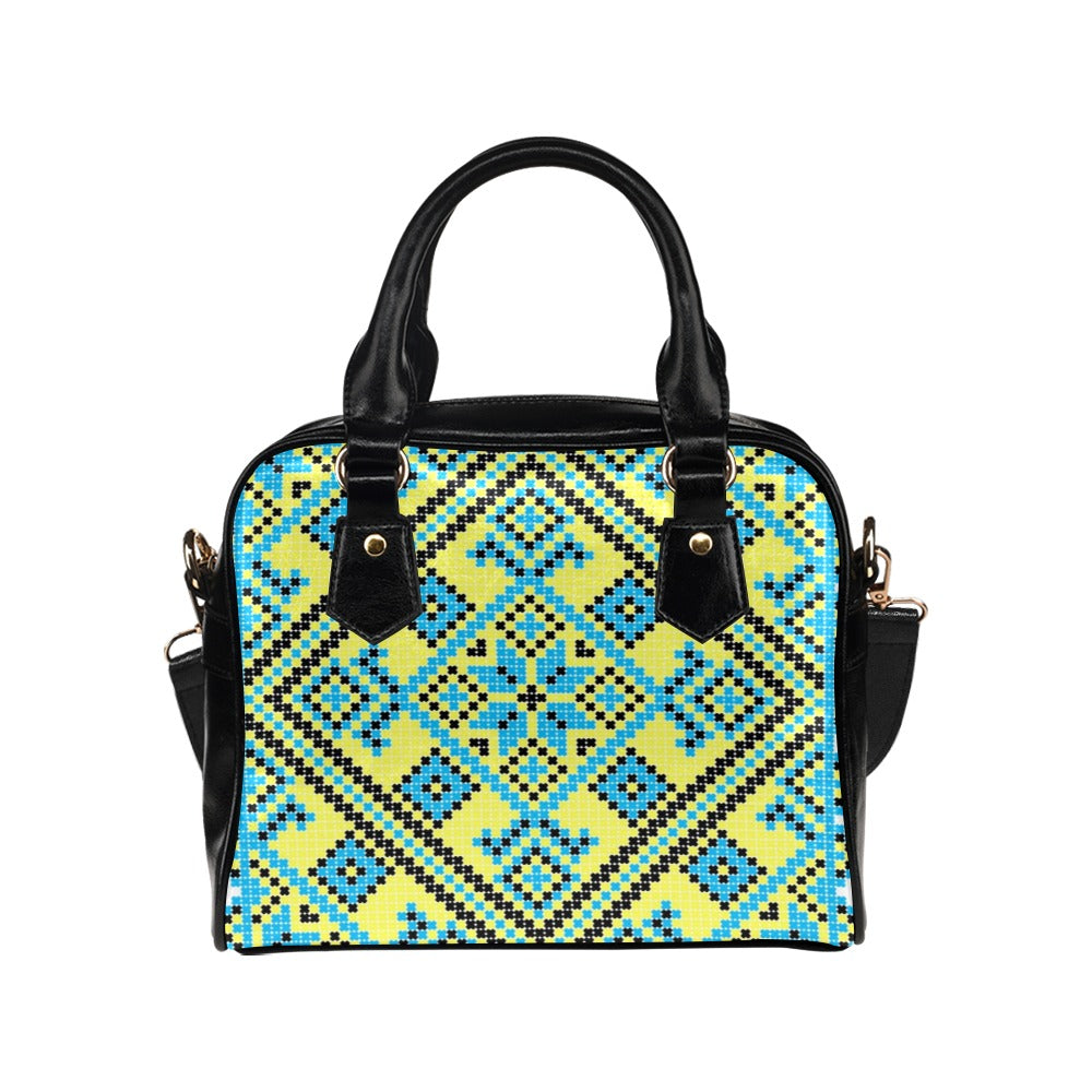 Embroidery Ukrainian National Ornament Decoration Vector illustration Shoulder Handbag