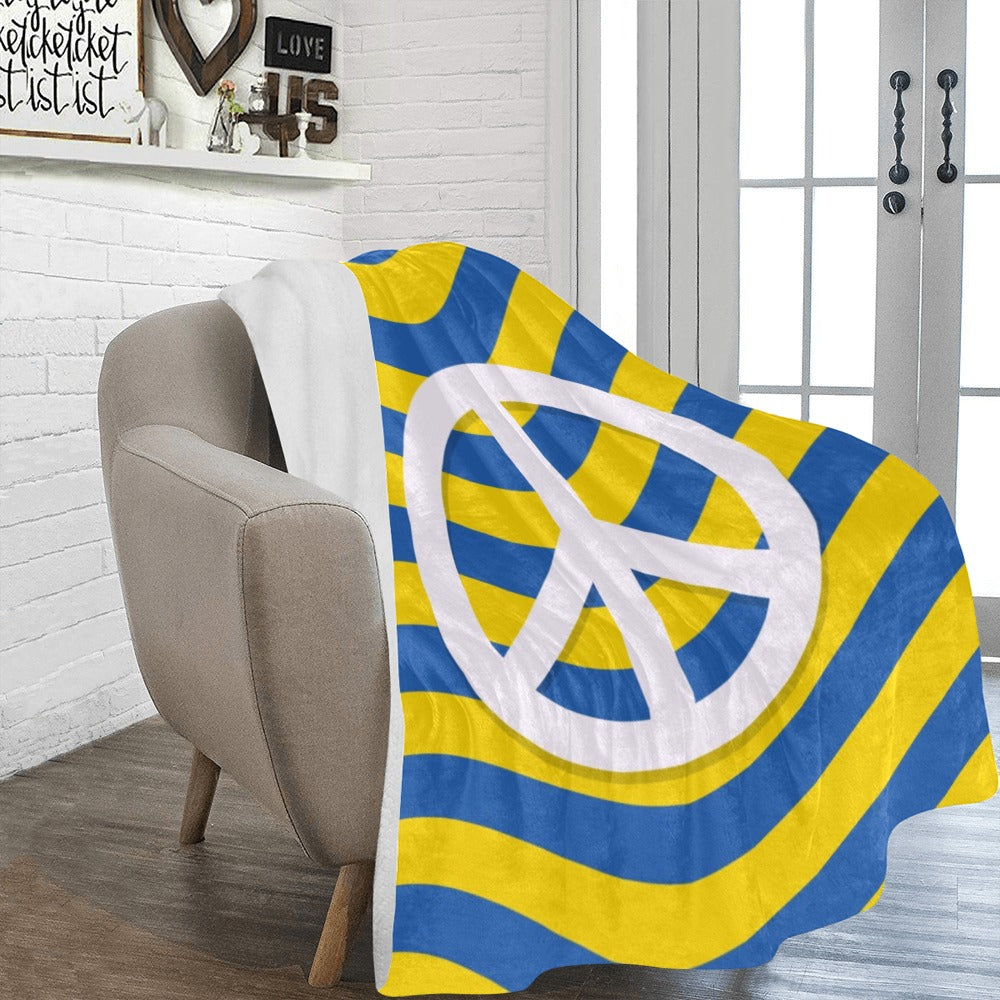 Ukraine Peace Ultra-Soft Micro Fleece Blanket 60"x80"