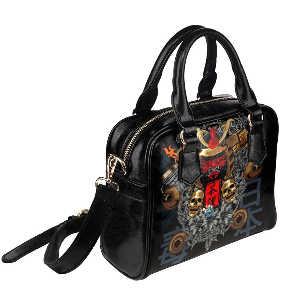 Japanese Samurai Cyborg Armor Shoulder Handbag