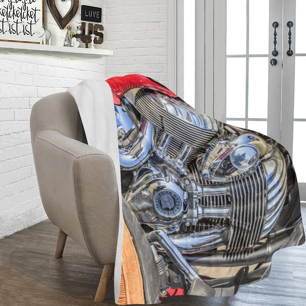 Motorbike Motor Ultra-Soft Micro Fleece Blanket 60"x80"