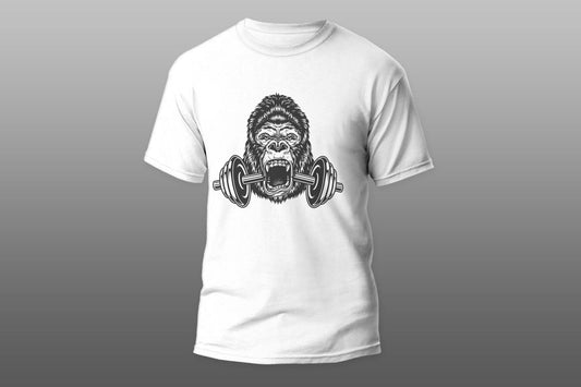 Angry gorilla bodybuilding T-shirt - Top Content | POD Collection | Free Shipping