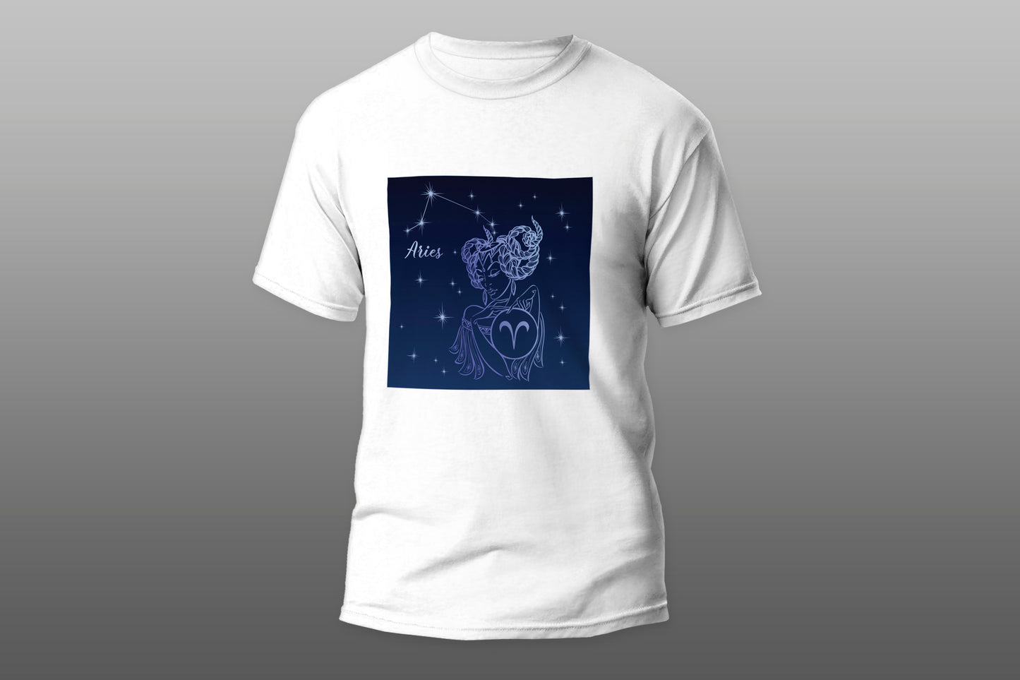 Aries Zodiac Sign camiseta T-shirt - Top Content | POD Collection | Free Shipping