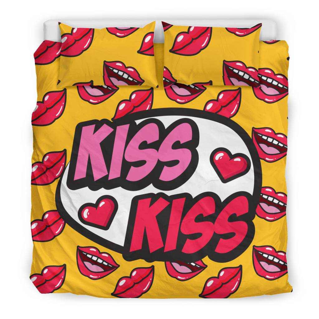 Kiss Kiss Lips  Bedding Set - Top Content | POD Collection | Free Shipping