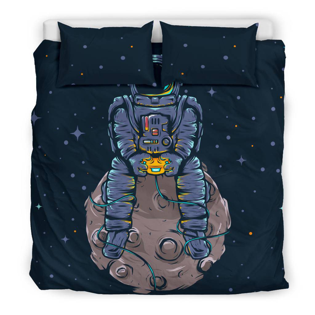 Gamer Astronaut Bedding set - Top Content | POD Collection | Free Shipping