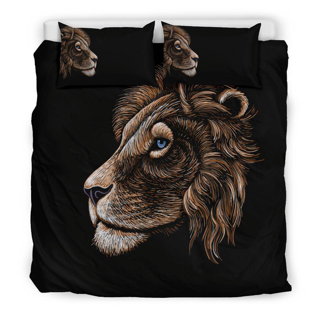 Lion Drawing Bedding Set - Top Content | POD Collection | Free Shipping