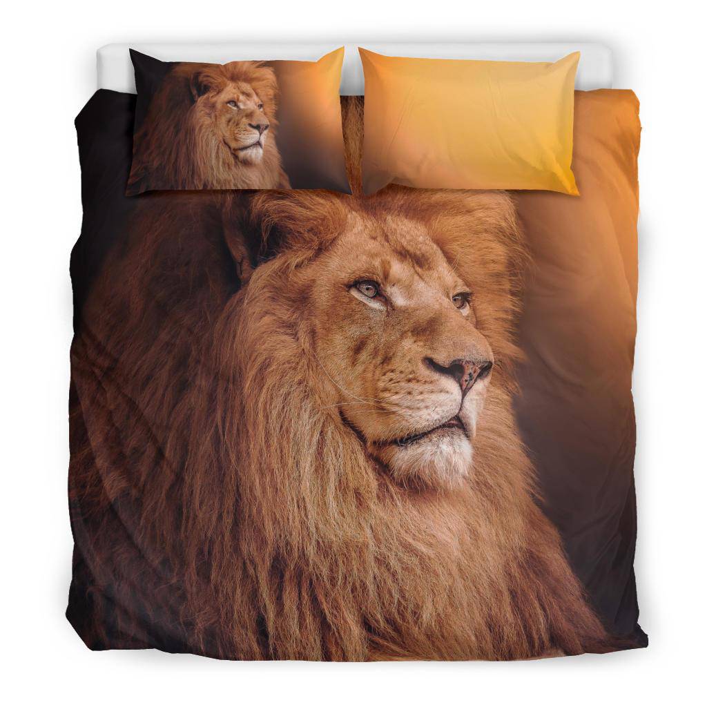 Mighty Lion Lies Sunset Bedding Set - Top Content | POD Collection | Free Shipping