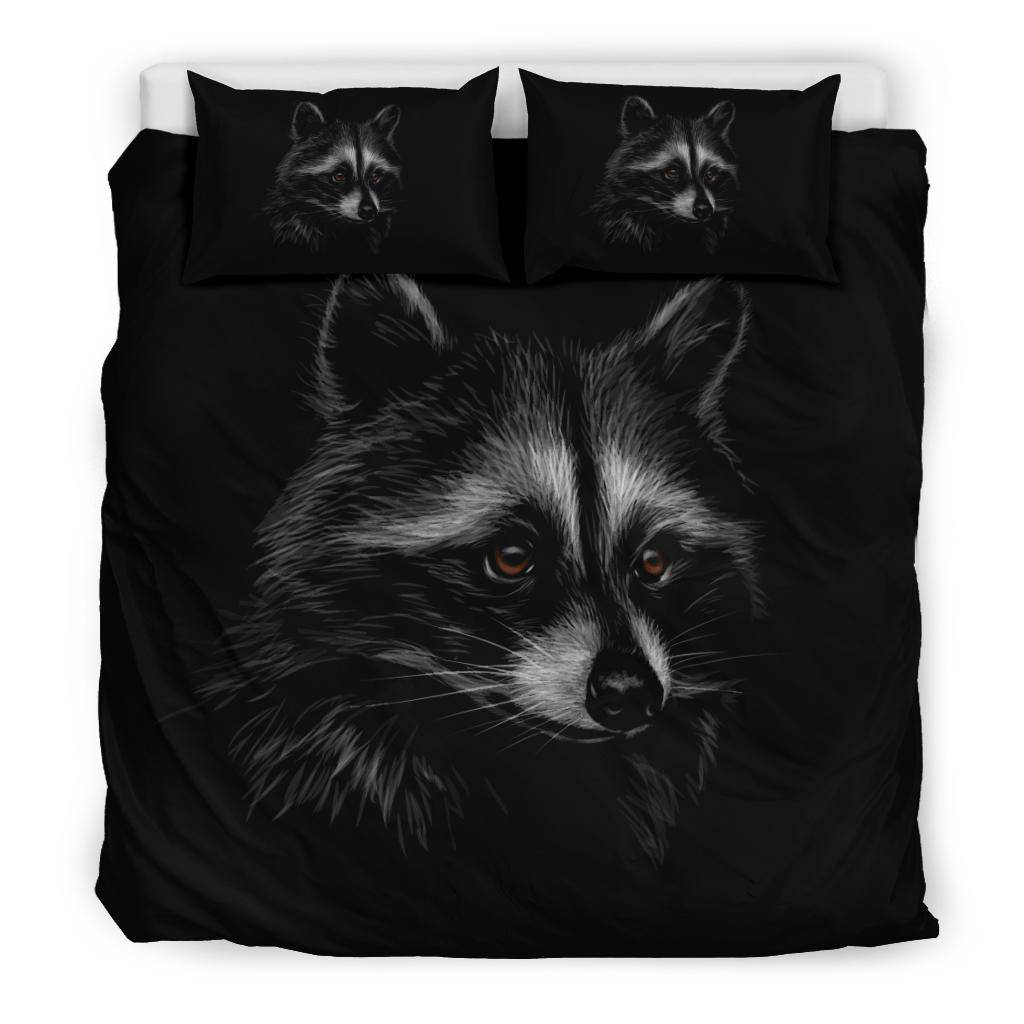 Cute Raccoon Bedding Set - Top Content | POD Collection | Free Shipping