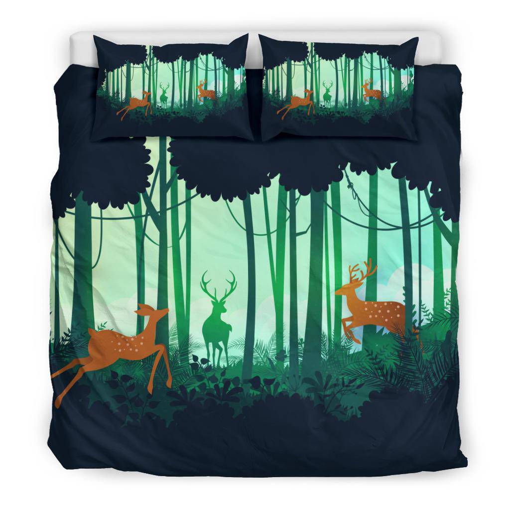 Jungle Forest Deer Bedding Set - Top Content | POD Collection | Free Shipping