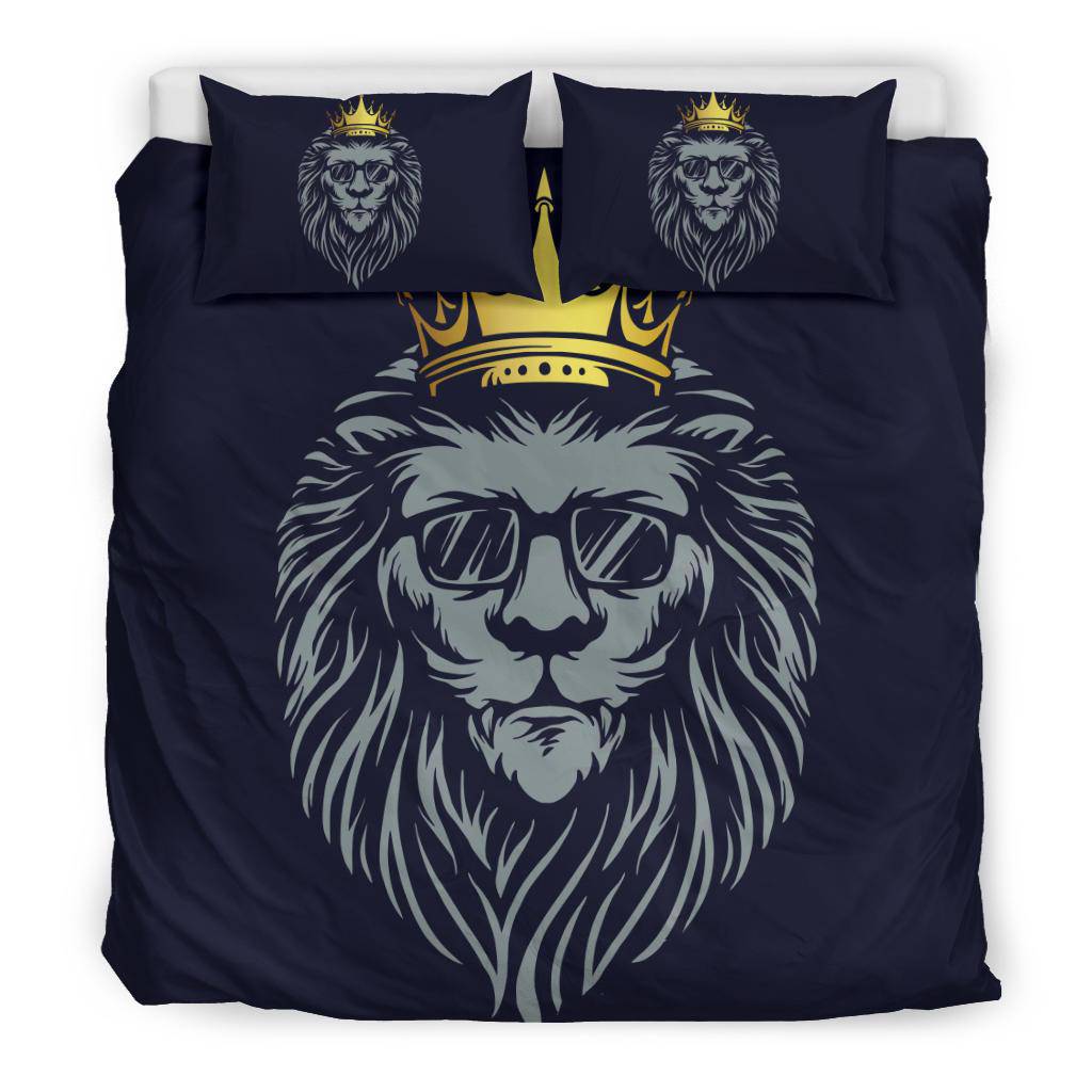 King Lion Sunglasses Bedding Set - Top Content | POD Collection | Free Shipping