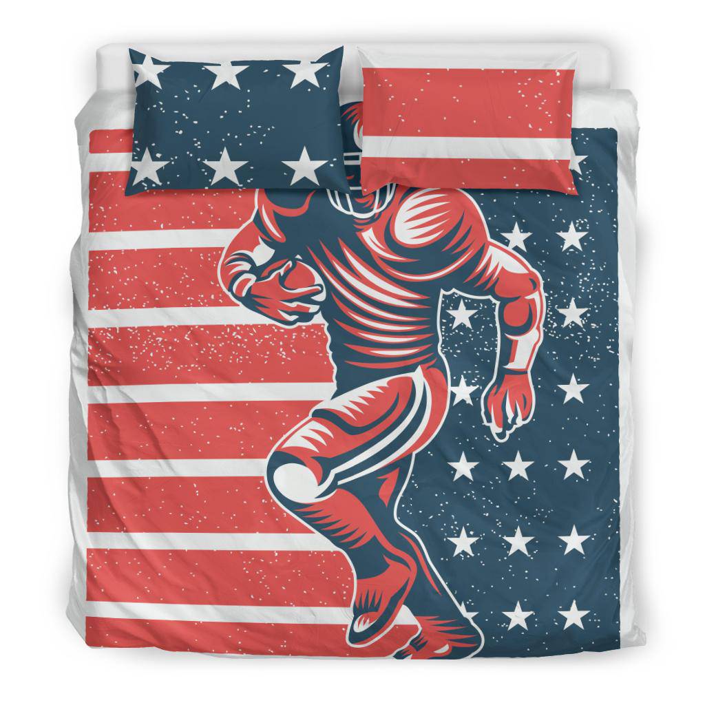 American Football Player Bedding Set - Top Content | POD Collection | Free Shipping