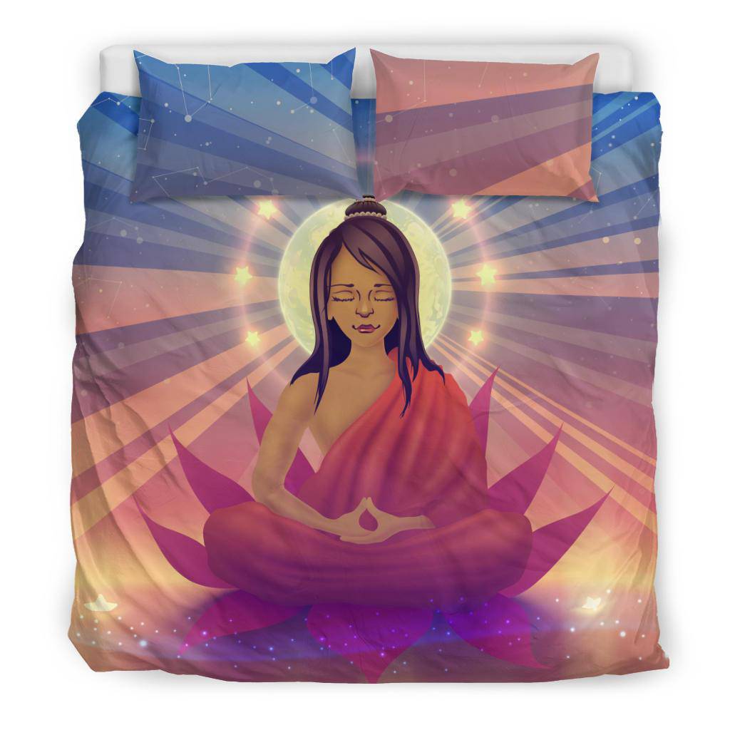 Meditation Stars Zodiac Bedding Set - Top Content | POD Collection | Free Shipping