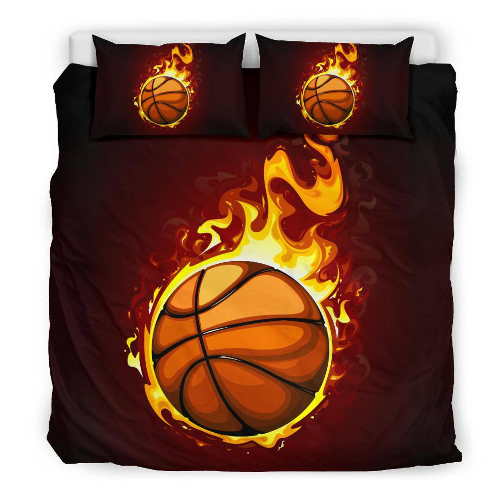 Basketball on Fire Bedding Set - Top Content | POD Collection | Free Shipping