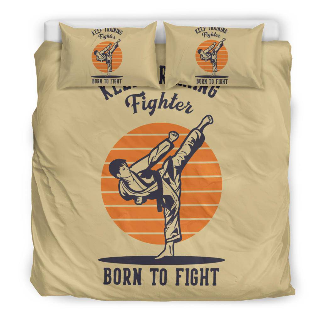 Born To Fight Fighter Bedding Set - Top Content | POD Collection | Free Shipping