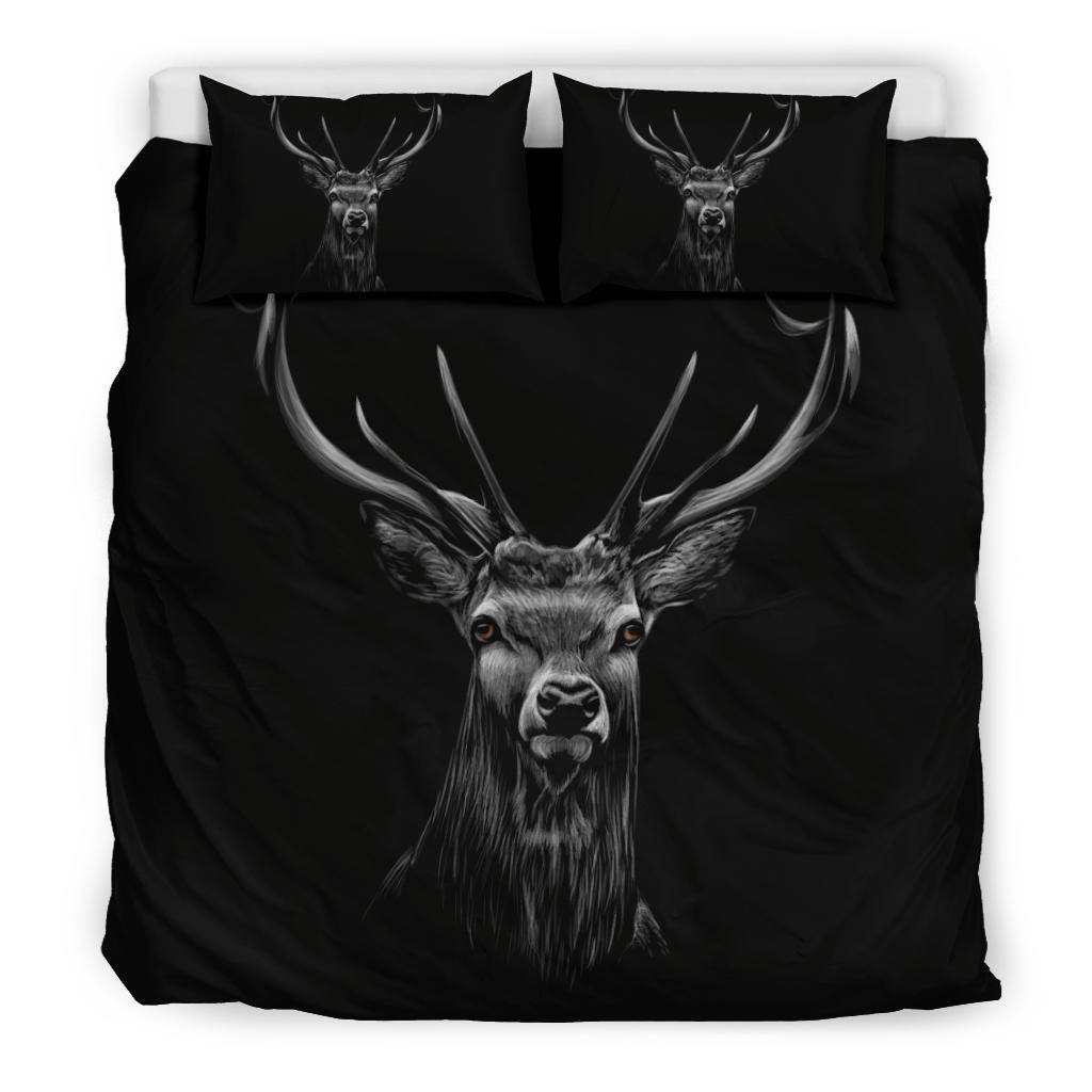 Wilderness Deer Black Bedding Set - Top Content | POD Collection | Free Shipping