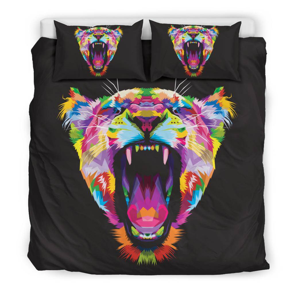 Colorful Lione Roar Bedding Set - Top Content | POD Collection | Free Shipping