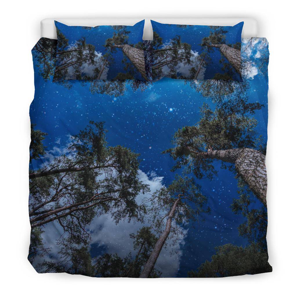 Night Sky Stars Bedding Set - Top Content | POD Collection | Free Shipping