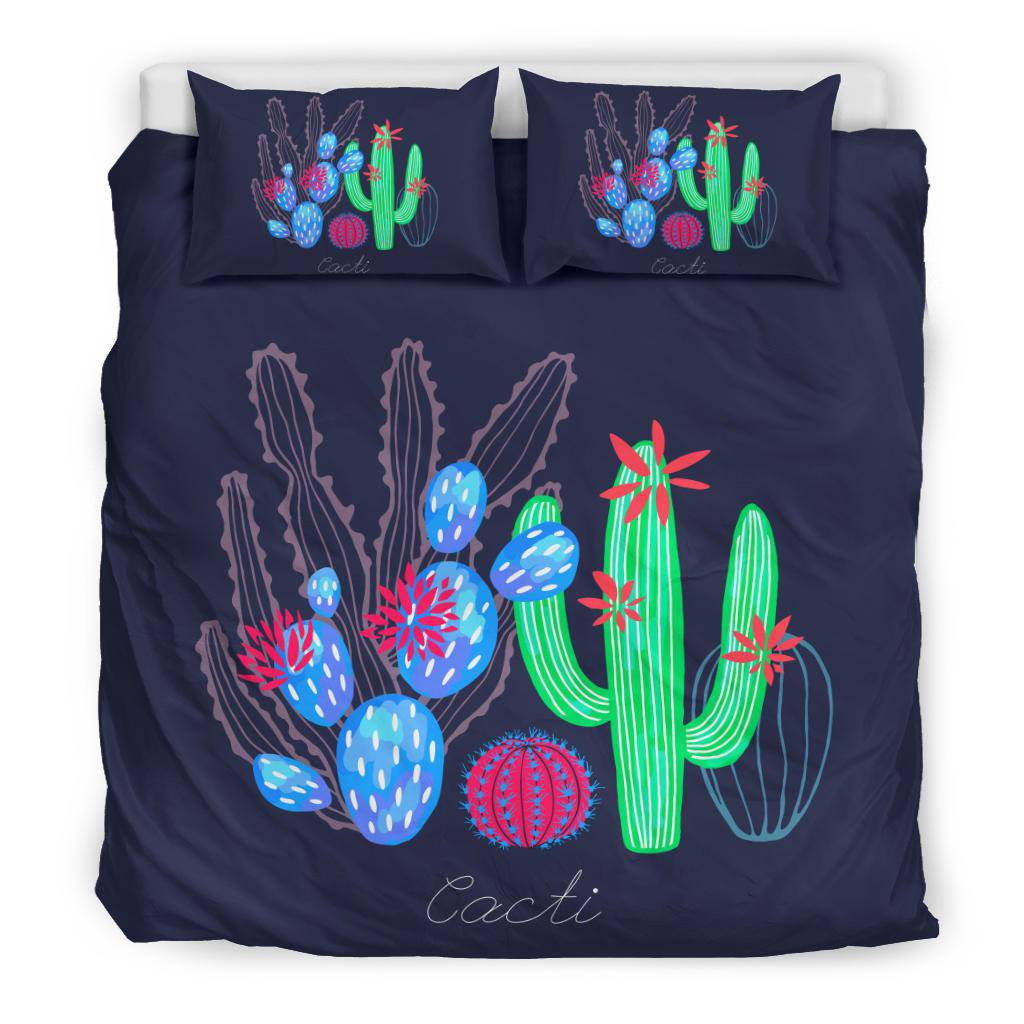 Cactus Succulent Drawing Bedding Set - Top Content | POD Collection | Free Shipping