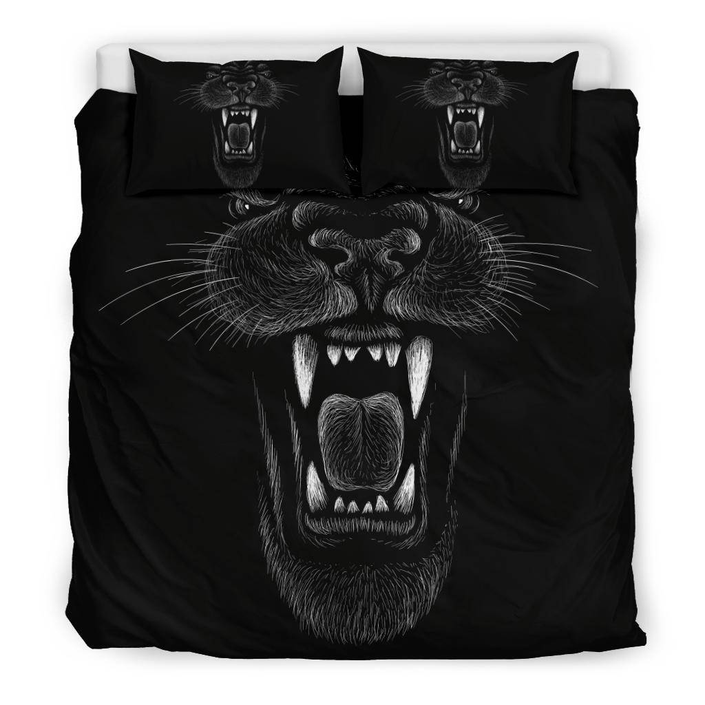 Angry Panther Drawing Bedding Set - Top Content | POD Collection | Free Shipping