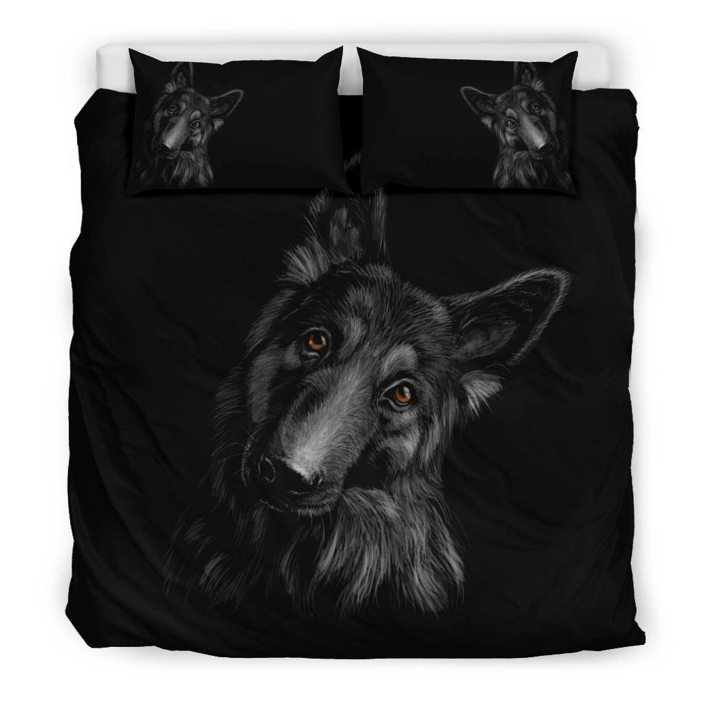 Black German Shepherd Dog Bedding Set - Top Content | POD Collection | Free Shipping