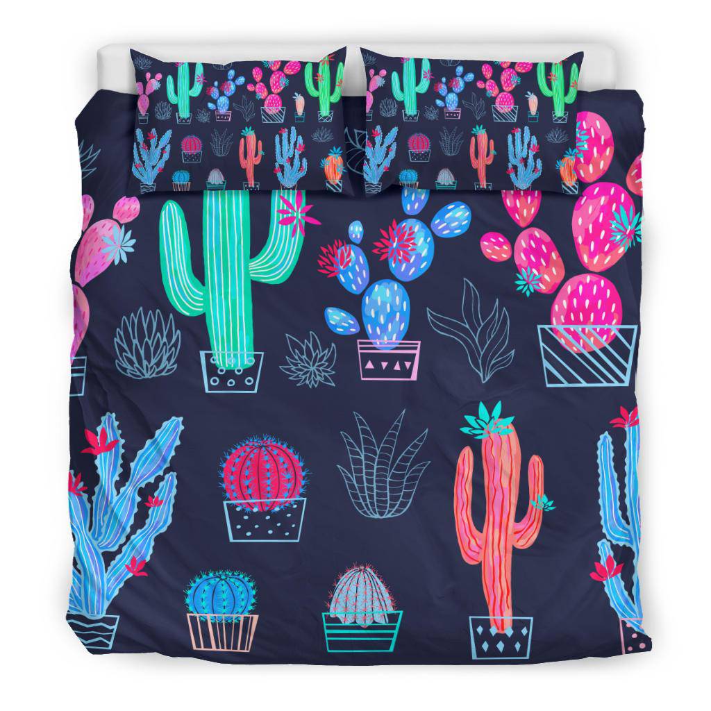 Cactus and Succulent Bedding Set - Top Content | POD Collection | Free Shipping