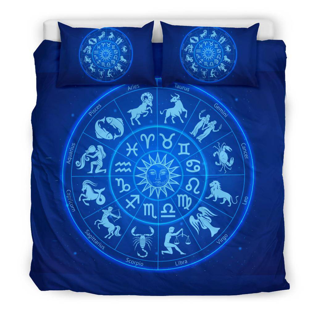 Astrology Zodiac Signs Circle Bedding Set - Top Content | POD Collection | Free Shipping