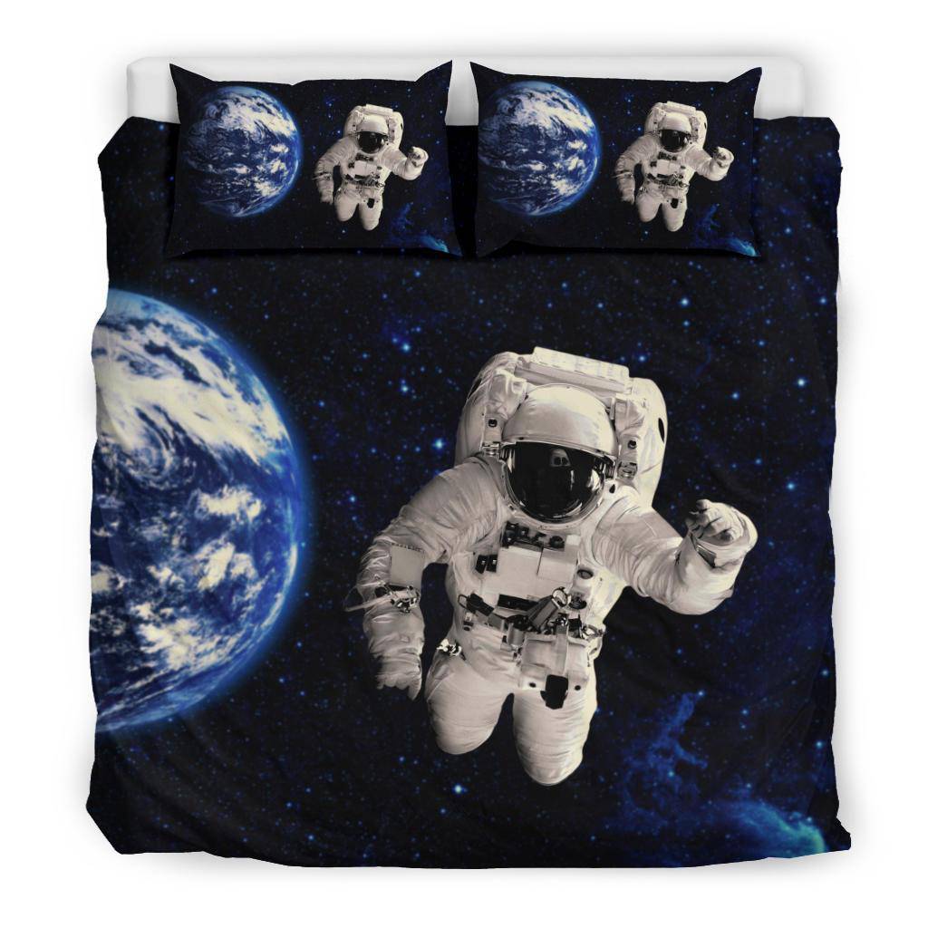 Astronaut Space Planet Earth Bedding Set - Top Content | POD Collection | Free Shipping