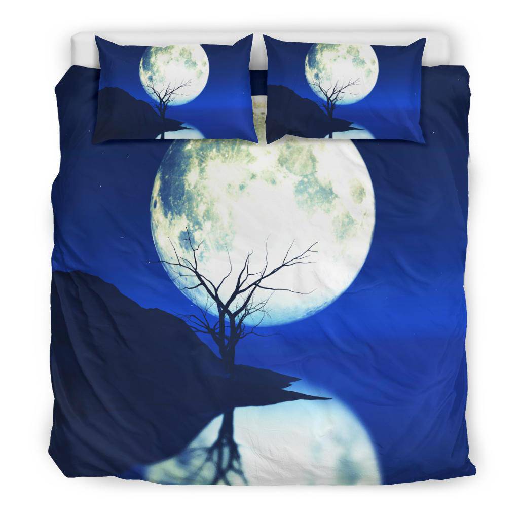 Full Moon Moonlight and Old Gnarly Tree Bedding Set - Top Content | POD Collection | Free Shipping