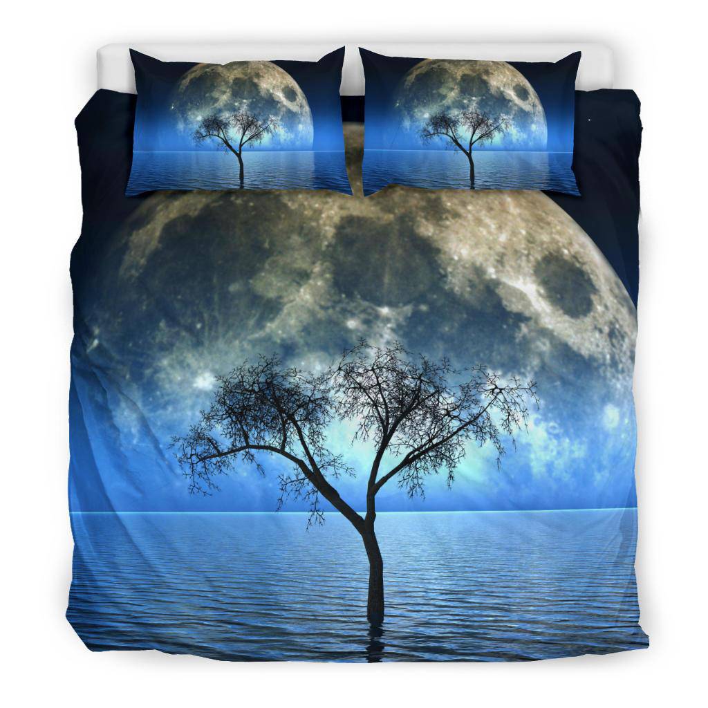 Full Moon Tree in the Water Bedding Set - Top Content | POD Collection | Free Shipping