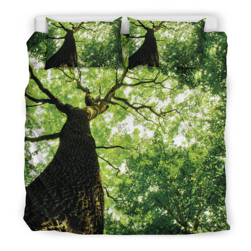 Forest Tree Green Nature Bedding Set - Top Content | POD Collection | Free Shipping