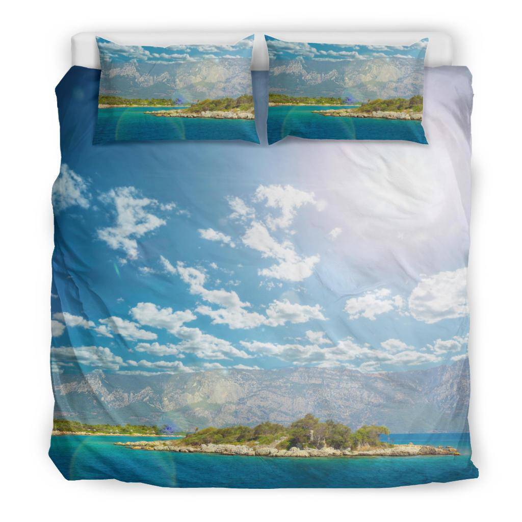 Island Landscape Nature Mountains Bedding Set - Top Content | POD Collection | Free Shipping