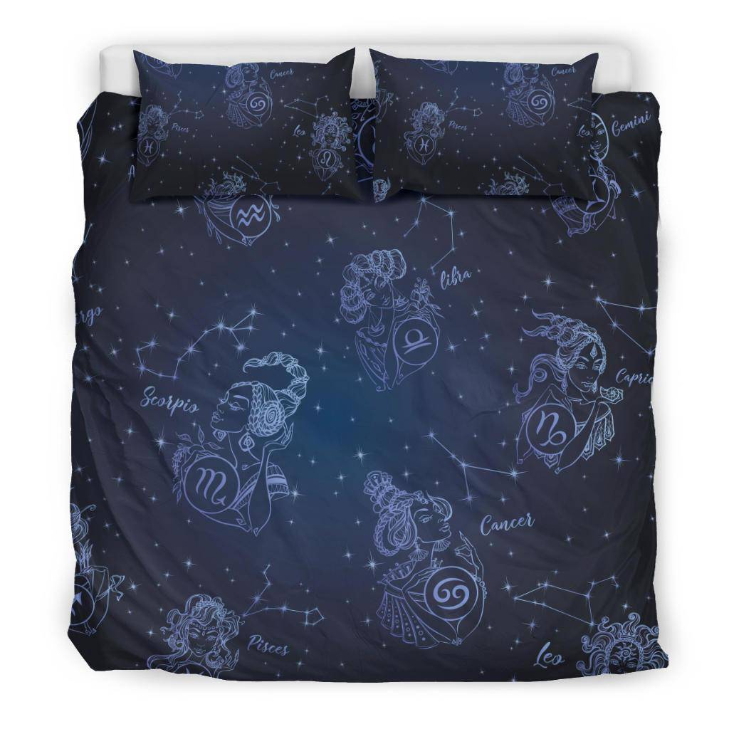 Zodiac Signs Astrology Stars Bedding Set - Top Content | POD Collection | Free Shipping