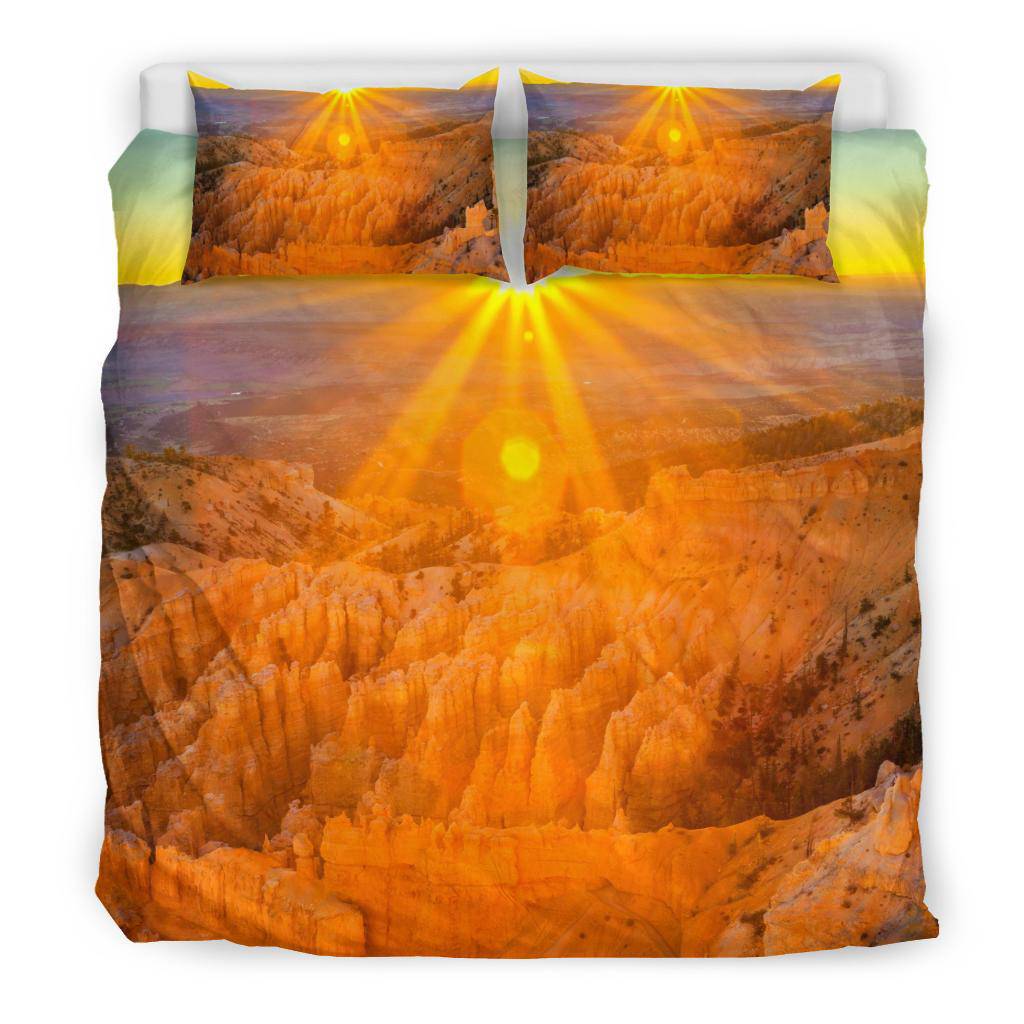 Amphitheater Bryce Canyon National Park Sunrise Bedding Set - Top Content | POD Collection | Free Shipping