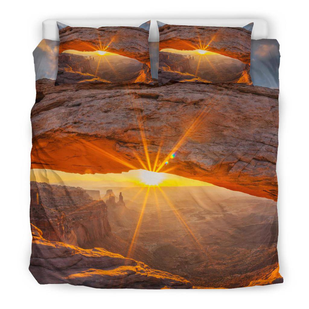 Mesa Arch Canyon Lands National Park Photography Nature Bedding Set - Top Content | POD Collection | Free Shipping