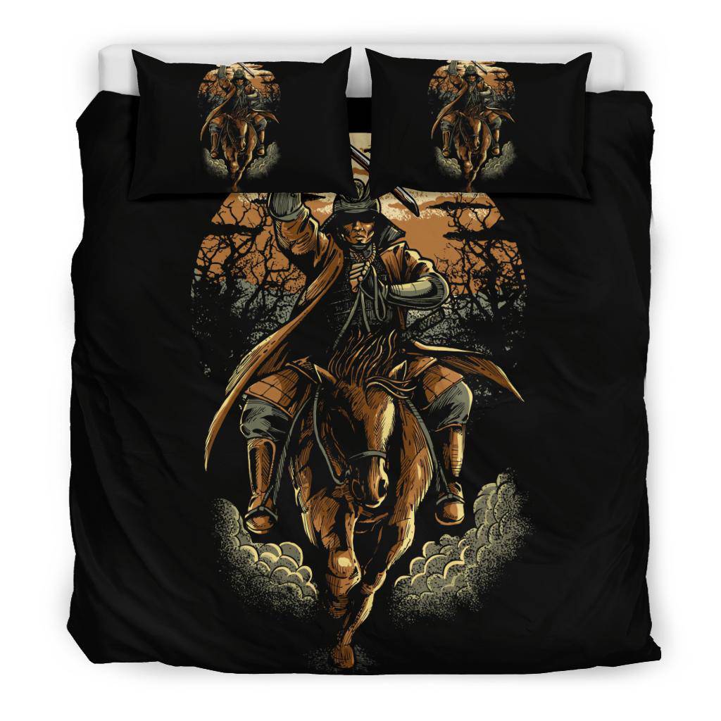 Samurai Japan Worrior Horse Riding Bedding Set - Top Content | POD Collection | Free Shipping